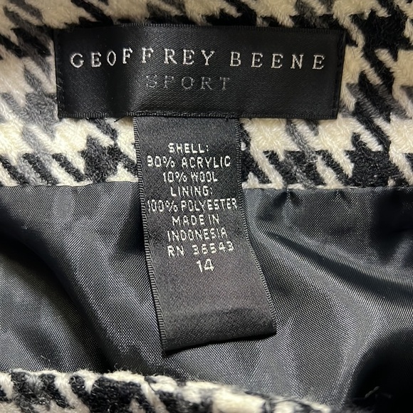 Geoffrey Beene Sport Houndstooth Skirt - Picture 4 of 4